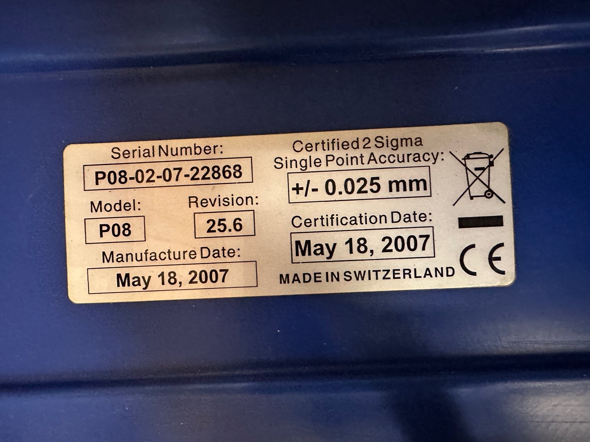 FARO - Platinum P08 Metal cutting Tooling used | Mach4Metal