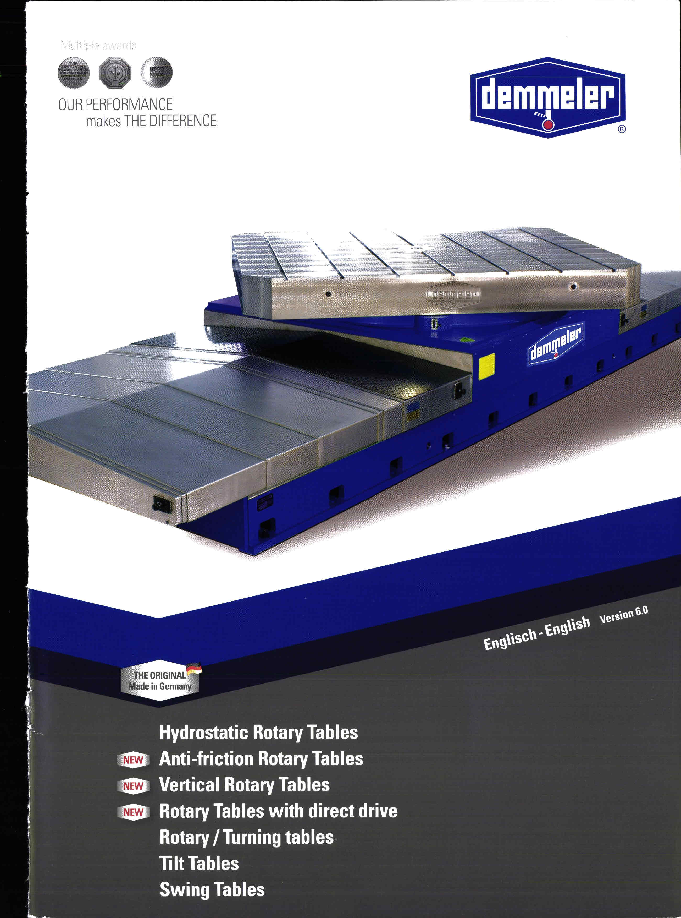 Demmeler DRL 1200 Rotary tables Mach4Metal