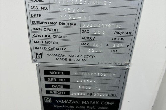 MAZAK - INTEGREX 300-II Y CNC Lathe with y-axis used | Mach4Metal