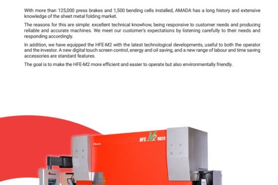 AMADA - HFE M2 1003