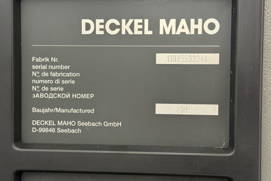 DECKEL MAHO - DMU 50 M