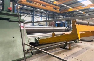 Faccin 4HEL 3125 4 roll platebender blechwalze Mach4Metal rouleuse plateroll plate rolls 1-2