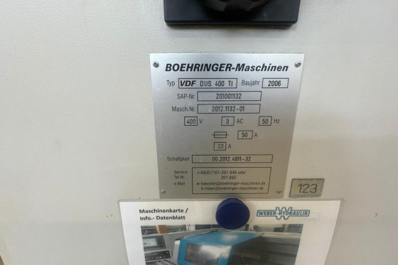 VDF BOEHRINGER - DUS 400 Ti 