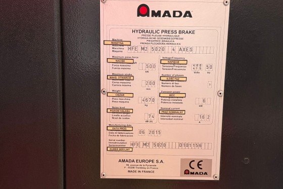 AMADA - HFE M2 5020