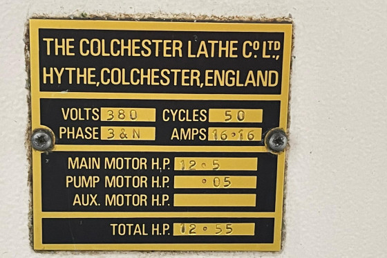 COLCHESTER - Mascot 1600