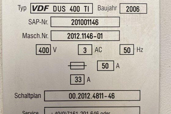VDF BOEHRINGER - DUS 400 Ti