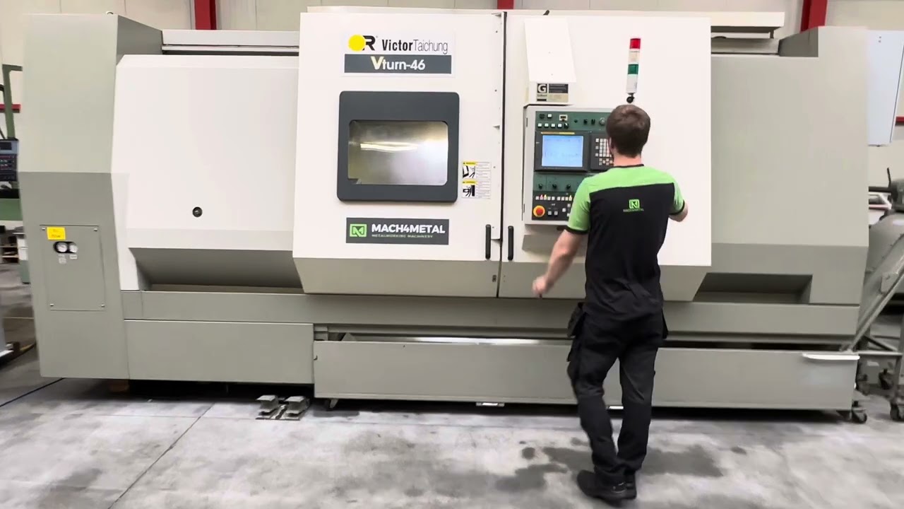 Victor Taichung - VTurn 46 CNC lathe used | Mach4Metal