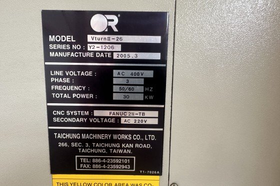 VICTOR - Vturn II-26 CNC lathe used | Mach4Metal