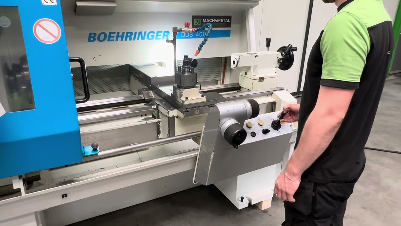 VDF BOEHRINGER - DUS 400 Ti CNC lathe used | Mach4Metal