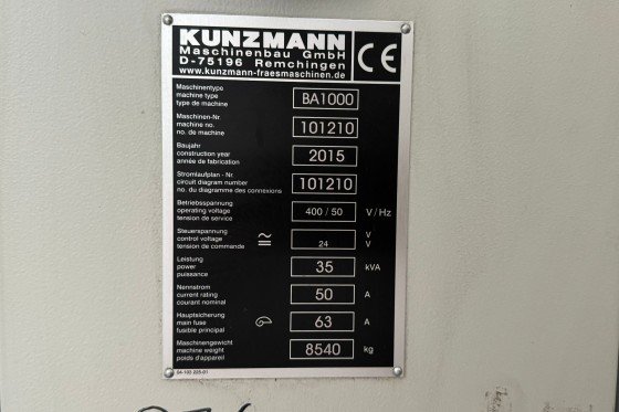 KUNZMANN - BA 1000