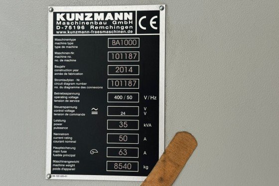 KUNZMANN - BA 1000