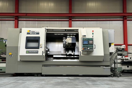 Victor Taichung - VTurn 46 CNC lathe used | Mach4Metal