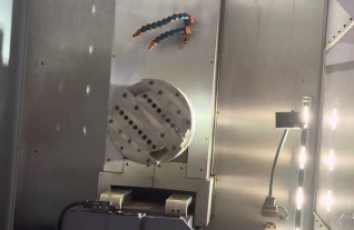AXA FBZ 600 facing machining offshore pilers jacksts pipends end side Mach4Metal 2-3
