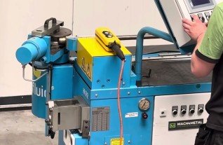 Transfluid pipe rohrbiege centrum 42 mm bending deburring sawing cutting Mach4Metal
