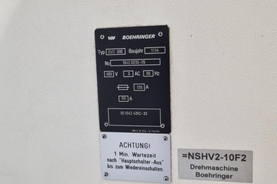 VDF BOEHRINGER - DUS 800