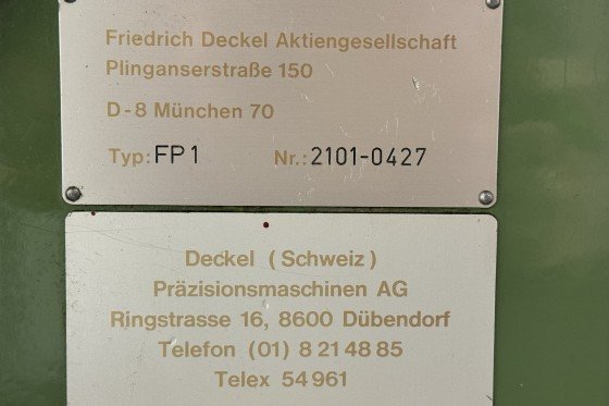 Deckel - FP1