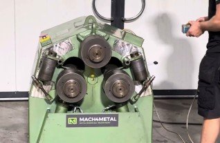 Roundo R2 section bending profile bending rolling Mach4Metal 8771