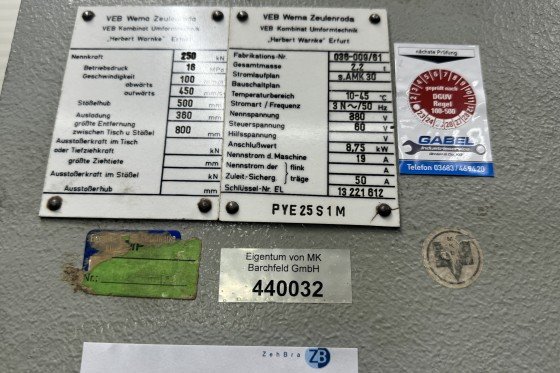 WMW Zeulenroda - PYE 25  S1M
