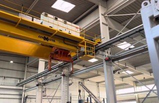 DEMAG COILMASTER PFEIFFER COIL HOOK 23.300 x 25 Ton Mach4Metal 8873
