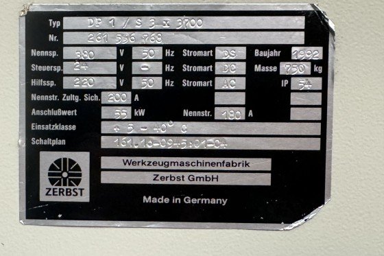 ZERBST - DP1 S3 x 3700