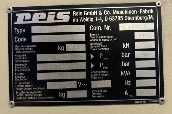 REIS - TUS 130 - 200