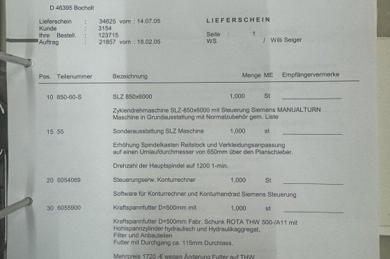 Seiger - SLZ 850