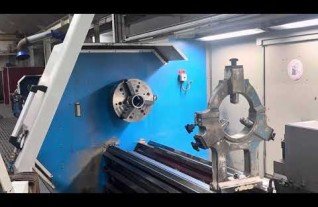 Seiger SLZ 850 x 6000 mm CNC Lathe Siemens Sinumrik 810d powerline Mach4Metal