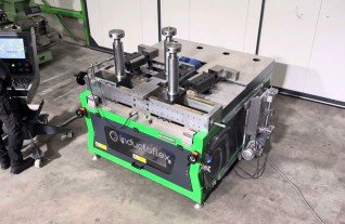 INDUCTAFLEX AL3 CNC Profile Section bender PBT INDUMASCH HELIX Mach4Metal Roundo Faccin SAF 4-4