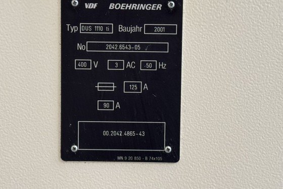 VDF BOEHRINGER - DUS 1110 Ti