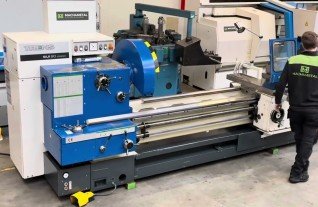 TRENS SUI 80 x 6000 mm Classic Universal turning lathe LUZ Drehmaschine Mach4Metal 8974 1-2