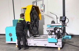 TADU FS 750 Facing plate Halb Frontal Drehmaschine Kopbank Lathe Turning Draaibank Mach4Metal 8939 2