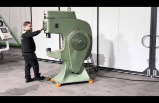 Eckold Kraftformer KF 460 Shrinking Stretchning Forming Doming Mach4Metal Classic Car Aerospace