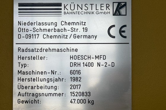 HOESCH MFD - DRH 1400 N2D