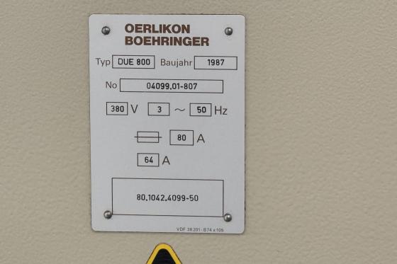 VDF BOEHRINGER - DUE 800