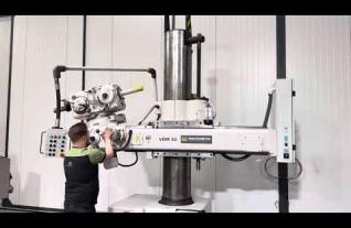 MAS Weiler VOM50 universal portable Radial drilling machine Mach4Metal 1-3