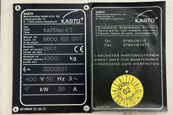 KASTO - KASTOtec A3