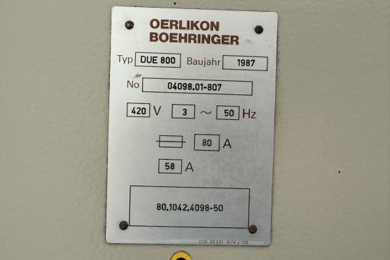 VDF BOEHRINGER - DUE 800
