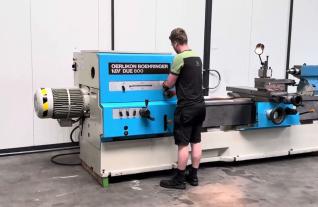 VDF BOEHRINGER DUE 800 x 2000 mm luz drehmaschine lathe Mach4Metal 2-2