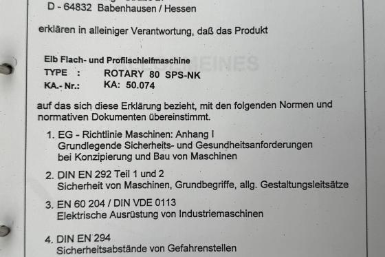 ELB Schliff - 80 SPS