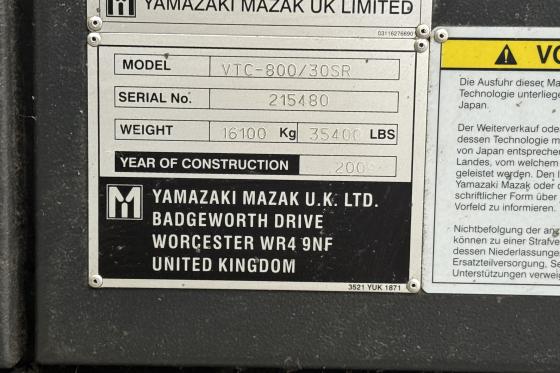 MAZAK - VTC 800 / 30 SR