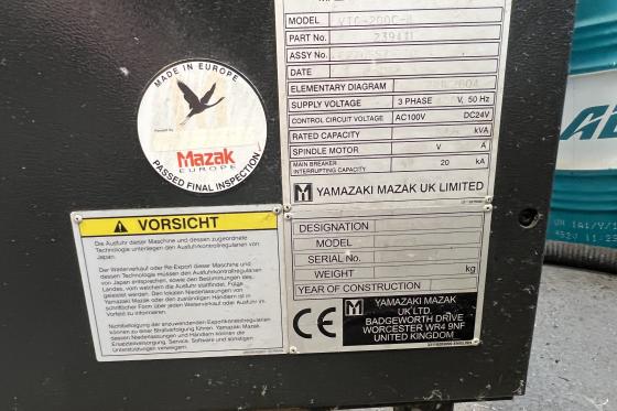 MAZAK - VTC 200C-II 3-axis CNC machine (VMC) used | Mach4Metal