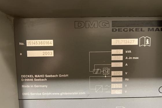 DECKEL MAHO - DMF 360 Linear 5-axis CNC machine (VMC) used