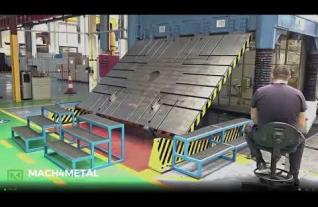 Millitensil MIL307 Die Spotting Try Out Press 400t 3500x2500 mm Mach4Metal Toucheerpresse Full Video