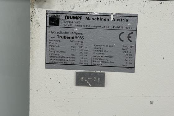TRUMPF - TrueBend 5085