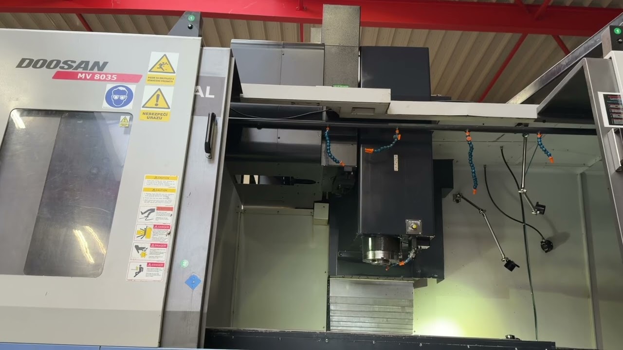 DOOSAN - MV 8035 3-axis CNC machine (VMC) used | Mach4Metal