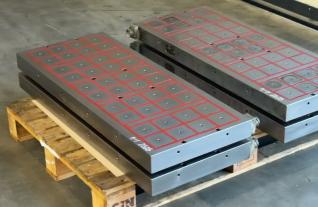 TECNOMAGNETE Electro Magnetic Table 1000 x 410 Mach4Metal SQ HD75 3 x 4 units 9293 9292 9294