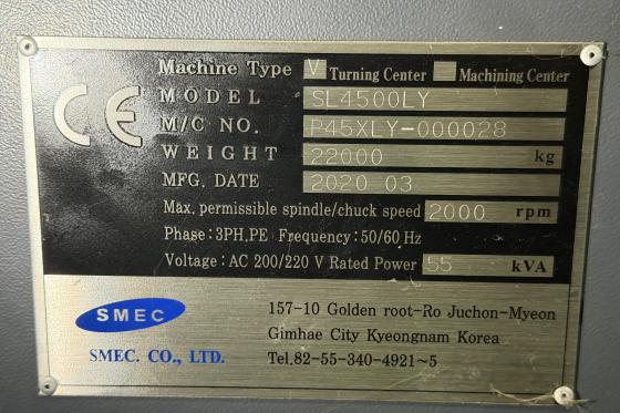 SMEC SAMSUNG - SL 4500 XLY