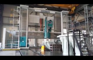 Sachmann Rambaudi MP220HS Moving Mobile Column Kosmo Head 0,02 Degrees Mach4Metal iTNC530