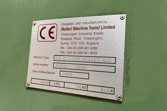 Mollart - LD8 - 150 Pellet Die