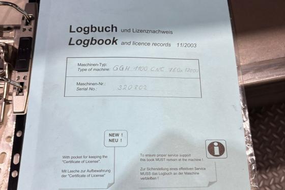 Giuseppe Giana - GGH 1100/760 x 12.000 CNC
